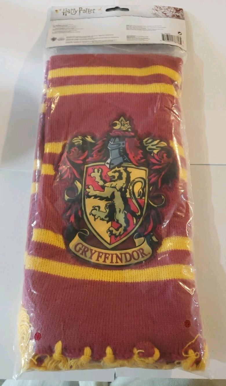 Harry Potter Officially Licensed 60" Gryffindor Scarf Cosplay Costume Halloween